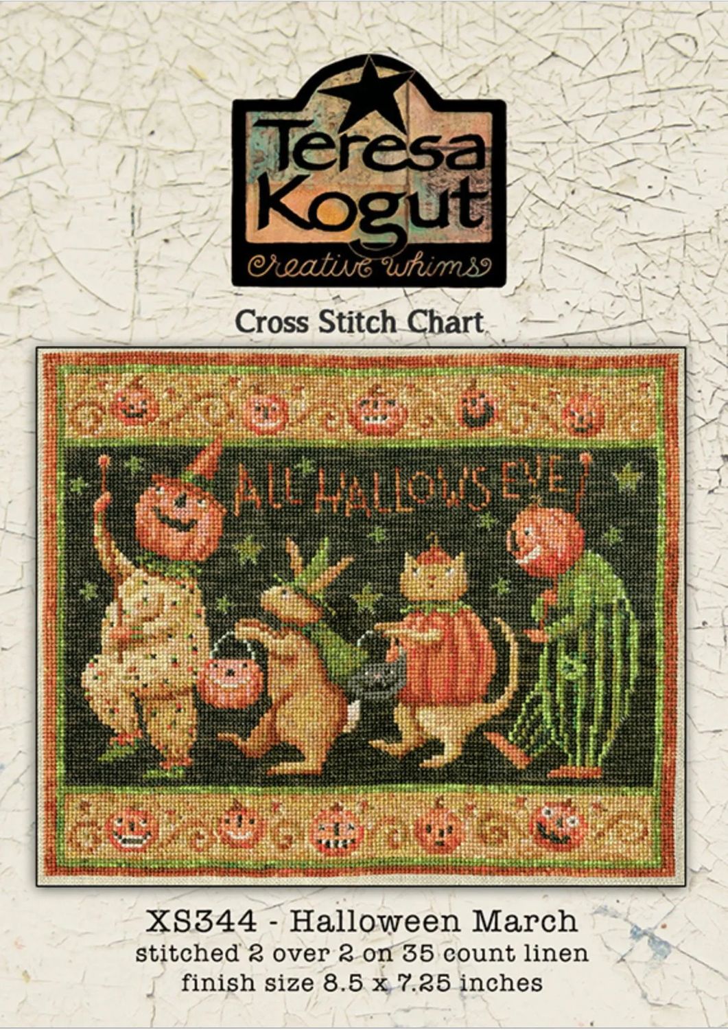 Halloween March by Teresa Kogut's Creative Whims 2018 Counted Cross Stitch pattern