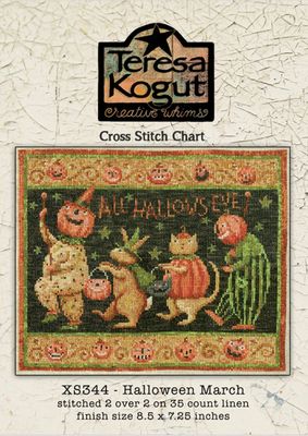 Halloween March by Teresa Kogut's Creative Whims 2018 Counted Cross Stitch pattern