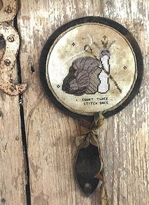 Count Twice Stitch Once by The Primitive Hare, Nashville 2018 Limited Edition Cross-stitch pattern