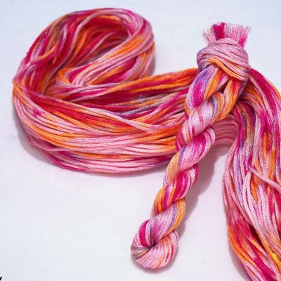Confetti C138 by Cottage Garden Threads Chaos Collection Limited Edition Hand Dyed 6-Strand Floss