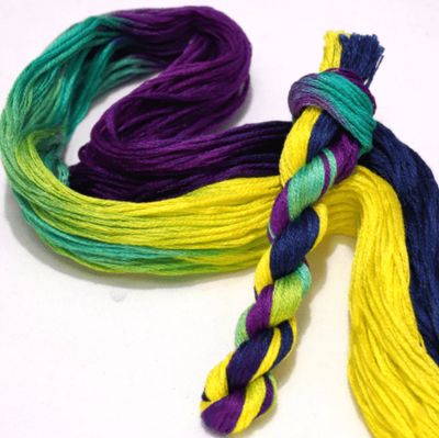 Neon Nights C139 by Cottage Garden Threads Chaos Collection Limited Edition Hand Dyed 6-Strand Floss