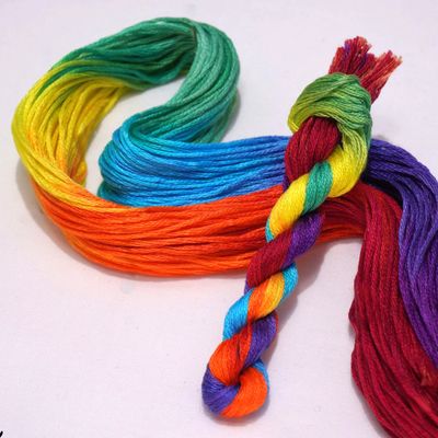 Fabulous C140 by Cottage Garden Threads Chaos Collection Limited Edition Hand Dyed 6-Strand Floss