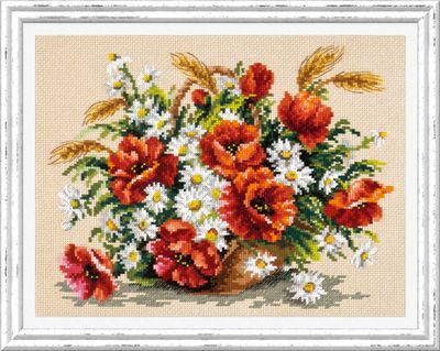 Bouquet of wildflowers by Magic Needle 2016 Counted cross stitch kit