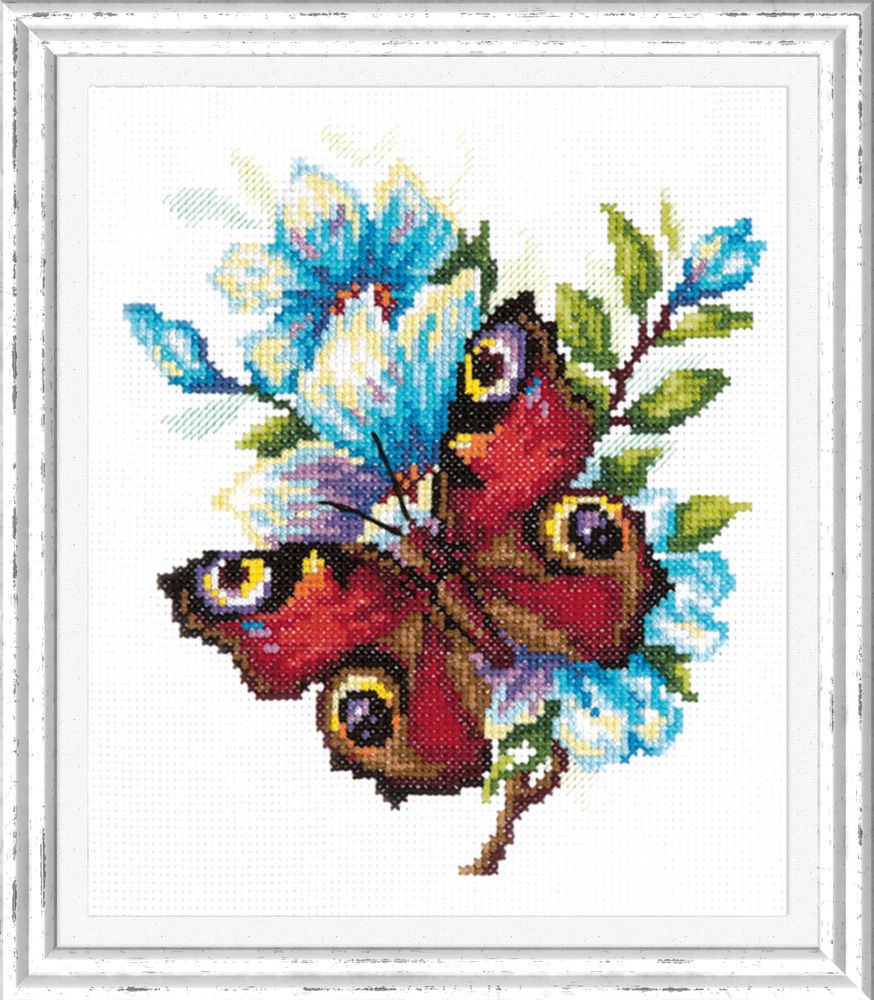 Peacock butterfly by Magic Needle 2012 Counted cross stitch kit