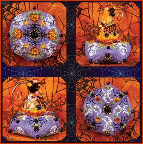 Griselda's Ghostly Garden by Just Nan 2026 Limited Edition Printing. Cross stitch pattern and Embellishment Pack