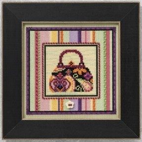 Handbag by Mill Hill 2010 Spring Series Buttons and Beads Collection Beaded cross stitch embroidery kit