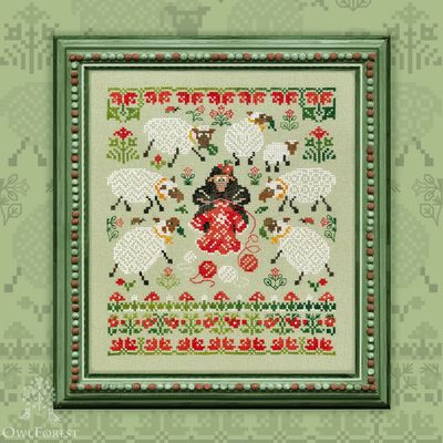 You Are Special by Owl Forest Embroidery 2026 Counted cross stitch pattern Set of OwlForest Hand-Dyed Threads (DMC) 28, 32 ct with 2 str.