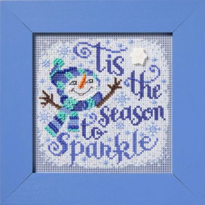 Sparkle by Mill Hill 2026 Winter Series Buttons and Beads Kit Beaded cross stitch kit