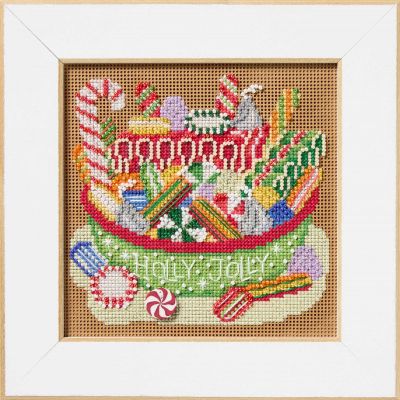 Christmas Candy by Mill Hill 2026 Winter Series Buttons and Beads Kit Beaded cross stitch kit