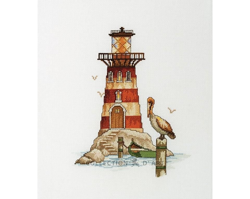 Lighthouse "Pelikan" by RTO Counted Cross Stitch Kit Sea Theme