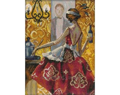 Steak au pouvre by RTO Counted Cross-Stitch Kit