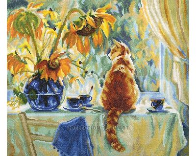 Sunny day by RTO Cat Collection Сounted Cross Stitch Kit