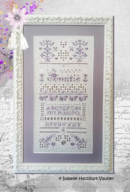 Dans mon Jardin (In My Garden) by Isabelle Haccourt Vautier Hardanger Collection cross-stitch pattern