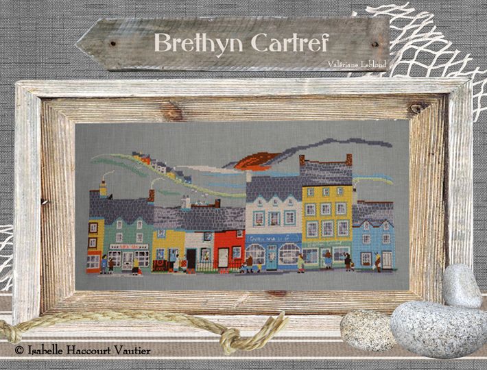 Brethyn cartref (Brethyn's Home) by Isabelle Haccourt Vautier Valeriane Leblond Collection Counted cross-stitch pattern