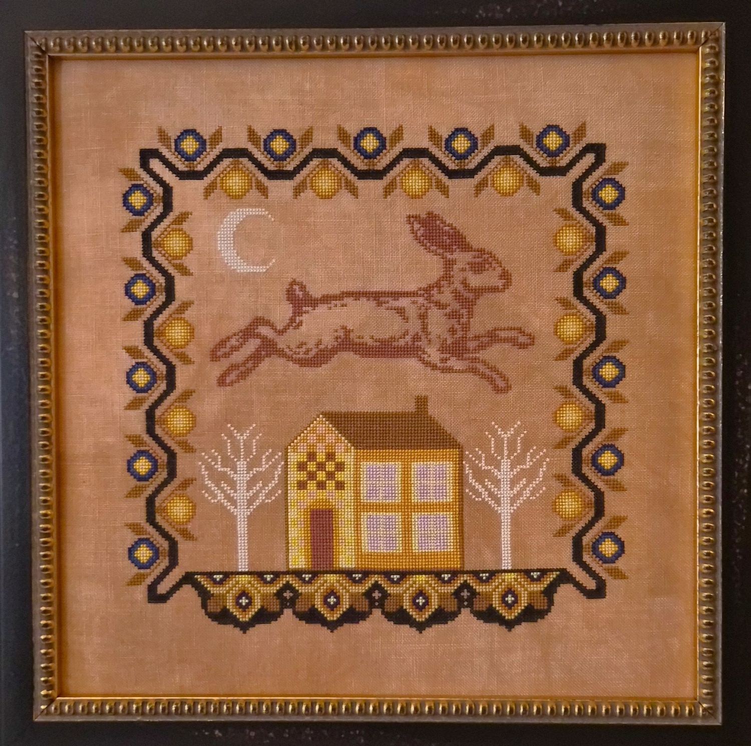 Haunting Hare by The Artsy Housewife Exclusive Needlework Marketplace 2026 Counted cross-stitch pattern