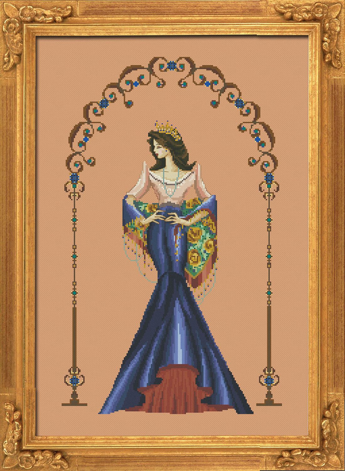 Reina Paz by Bella Filipina Designs 2016 Cross stitch design Lovely fabulous embroidery pattern