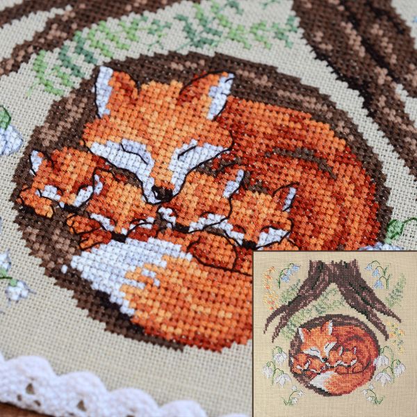 Waiting for spring by Tela Artis 2026 Cross-stitch embroidery kit