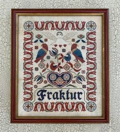 Fraktur by Teresa Kogut's Creative Whims 2021 Counted cross-stitch Sampler Book