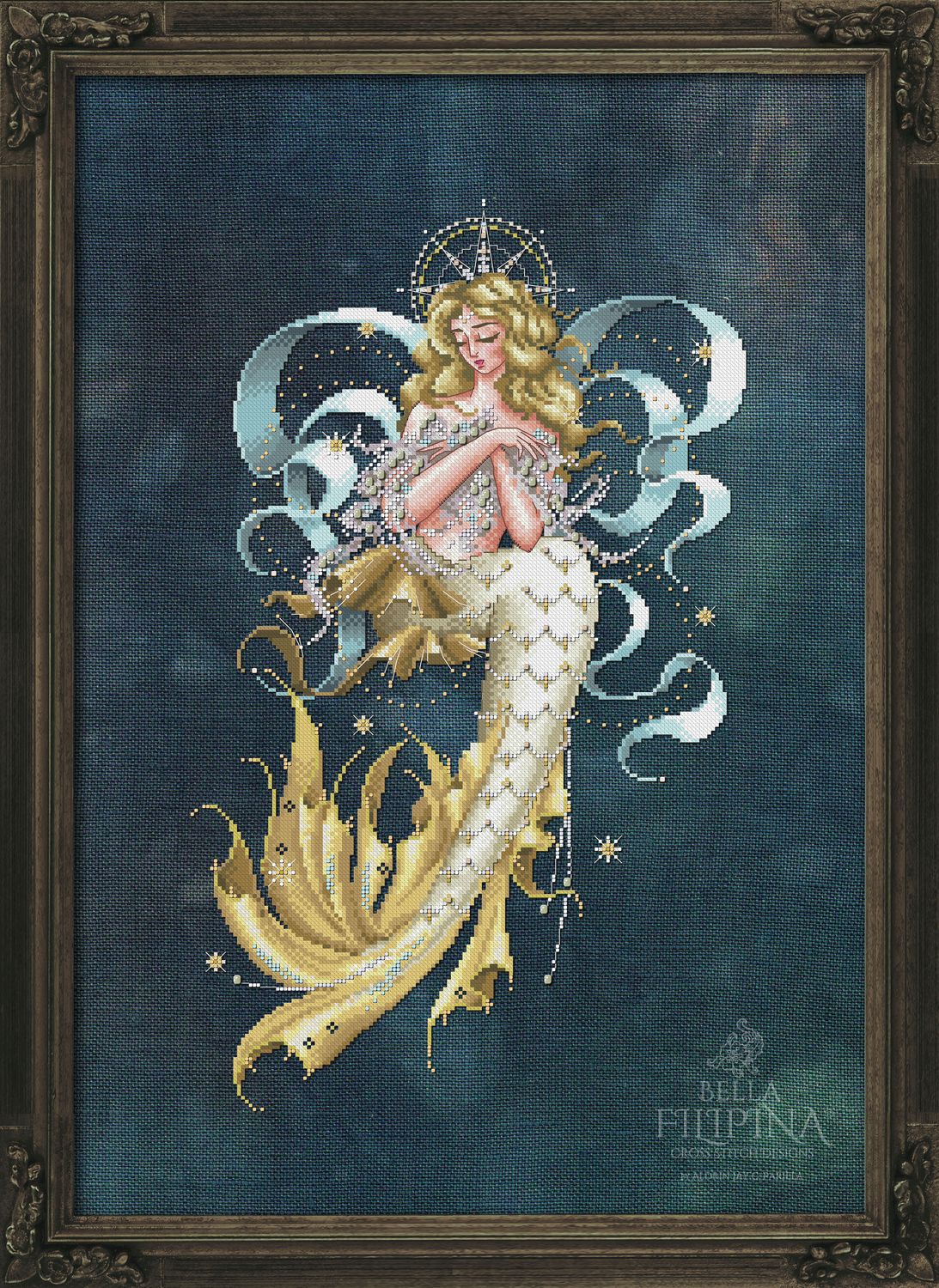 Pre-order! Srella Maris by Bella Filipina Designs, released September 2026 Counted cross-stitch pattern