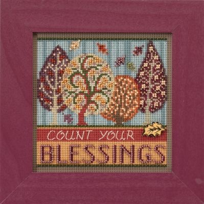 Blessings by Mill Hill 2017 Buttons and Beads Collection Autumn Series Beaded cross stitch kit