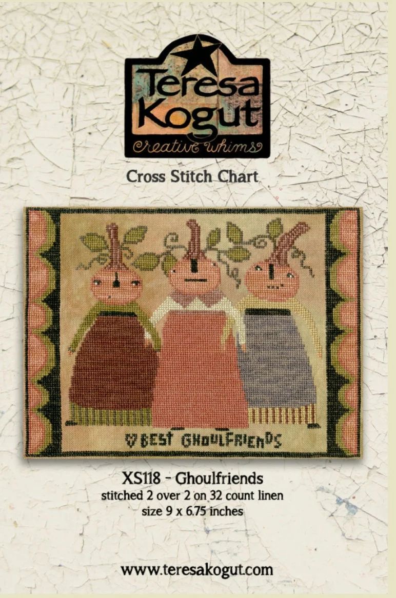 Ghoulfriends by Teresa Kogut's Creative Whims Counted cross-stitch pattern