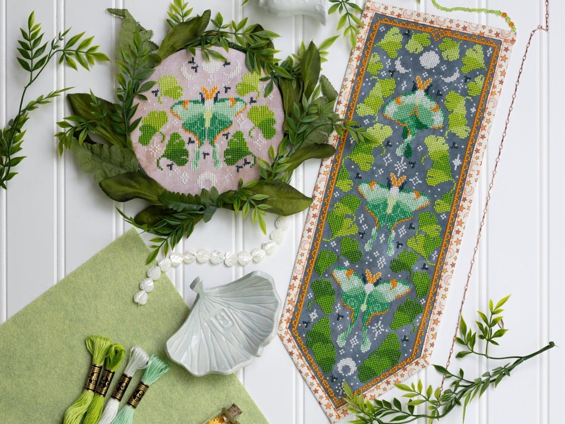 Verdant Reverie by Sprouting Lupine 2026 Printed counted cross-stitch pattern