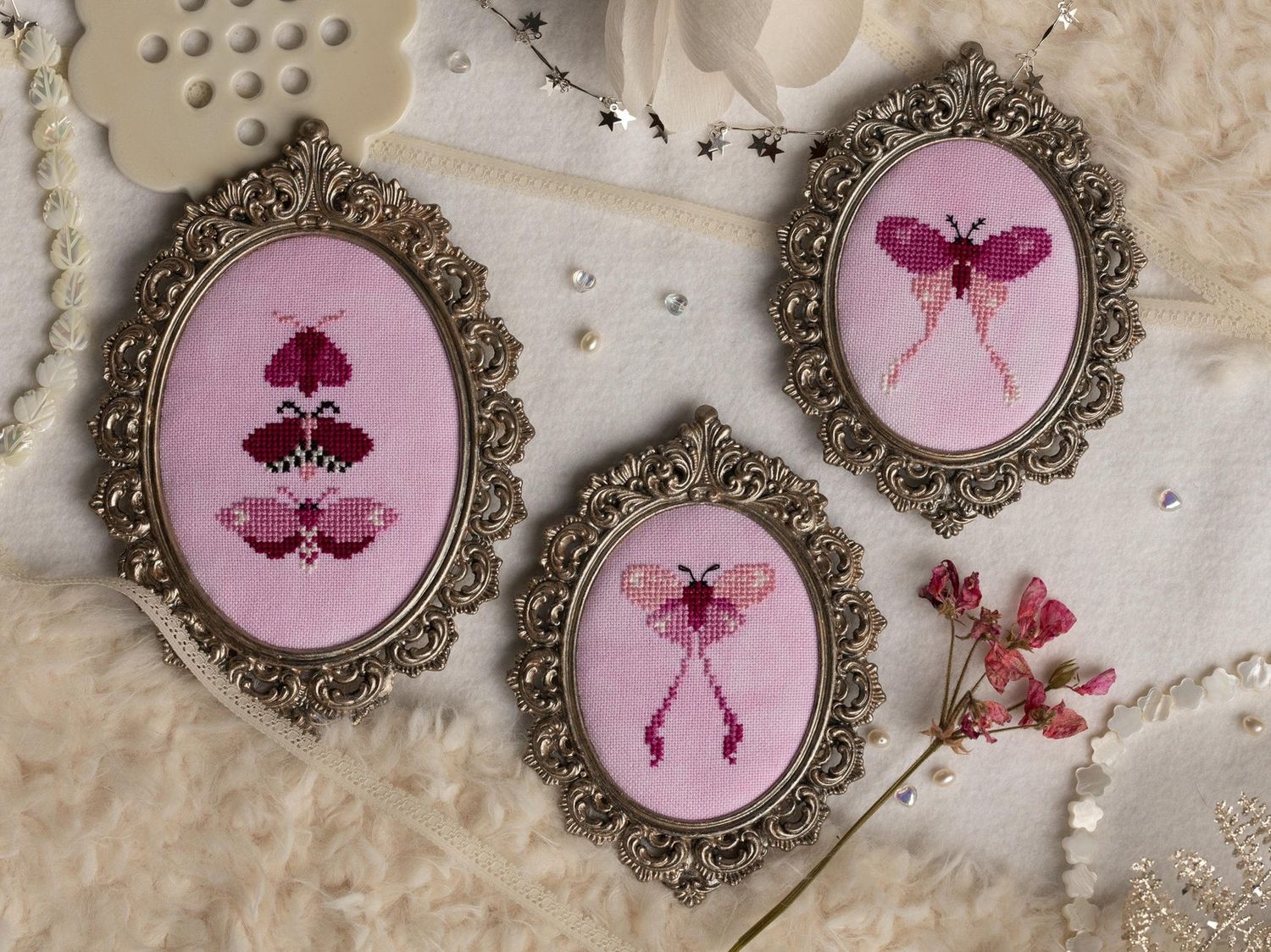 Valentine Curios by Sprouting Lupine 2025 Printed counted cross-stitch pattern