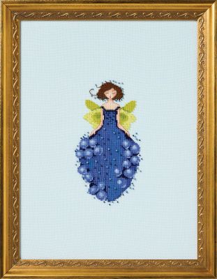 Pre-order! Miss Blueberry by Nora Corbett Designs 2026 Flutter Fruit Collection Printed pattern, Embellishment Pack