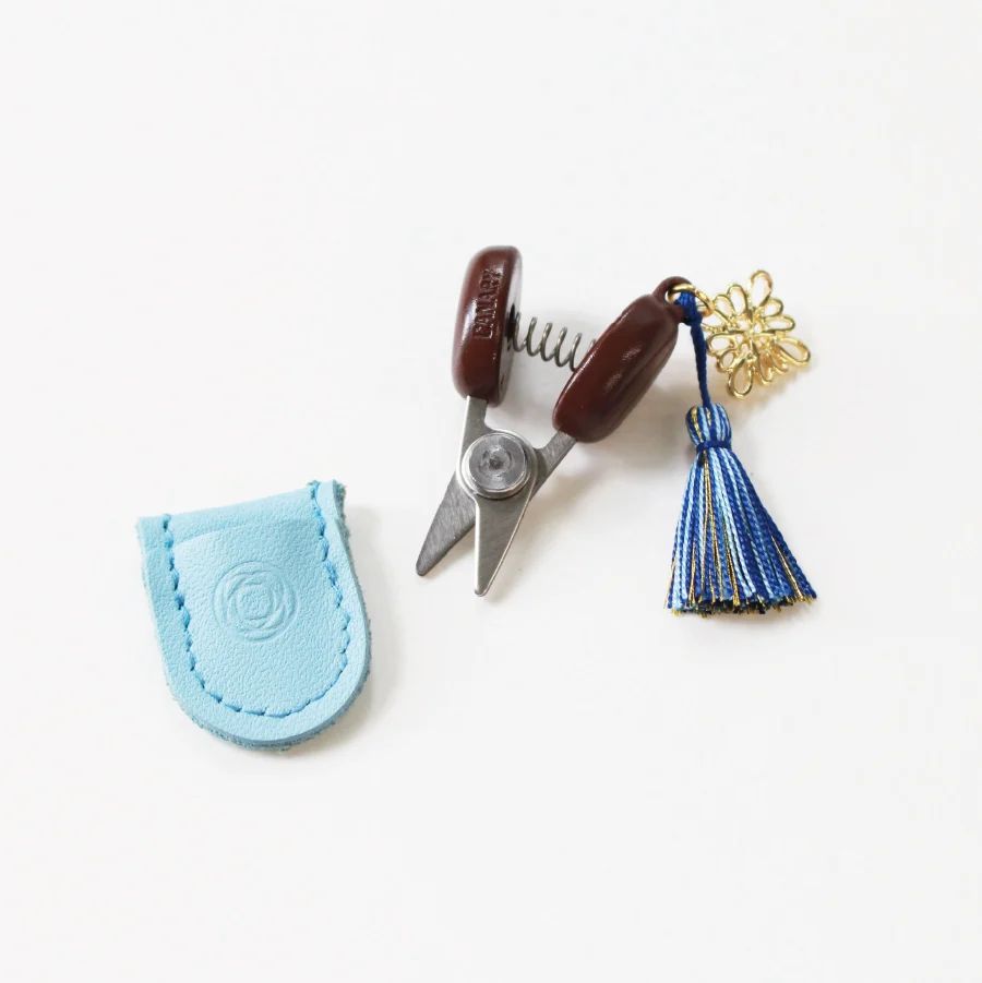 Pre-order! Limited “Japan Blue, Blue in Materials” Series Seki Mini Scissors by Cohana Flower Adorable Scissors Made in Japan's Leading Cutlery Town