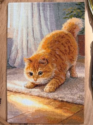 Little Ray of Sunshine by World of Cross Stitch (Mir Vyshivki), designer Elena Zolotukhina, counted cross-stitch kit