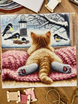Young Hunter by World of Cross Stitch (Mir Vyshivki), designer Inna Baidenko, counted cross-stitch kit