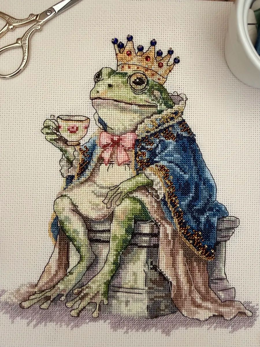 Royal Tea Party by World of Cross Stitch (Mir Vyshivki) Counted cross stitch kit