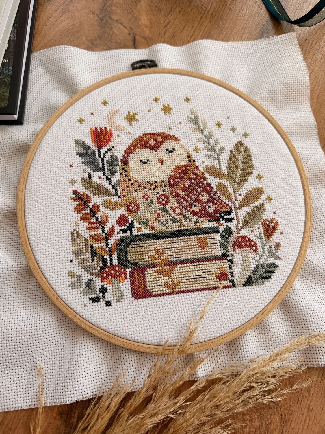 Herbarium: Little Owl by World of Cross Stitch (Mir Vyshivki) Counted cross stitch kit
