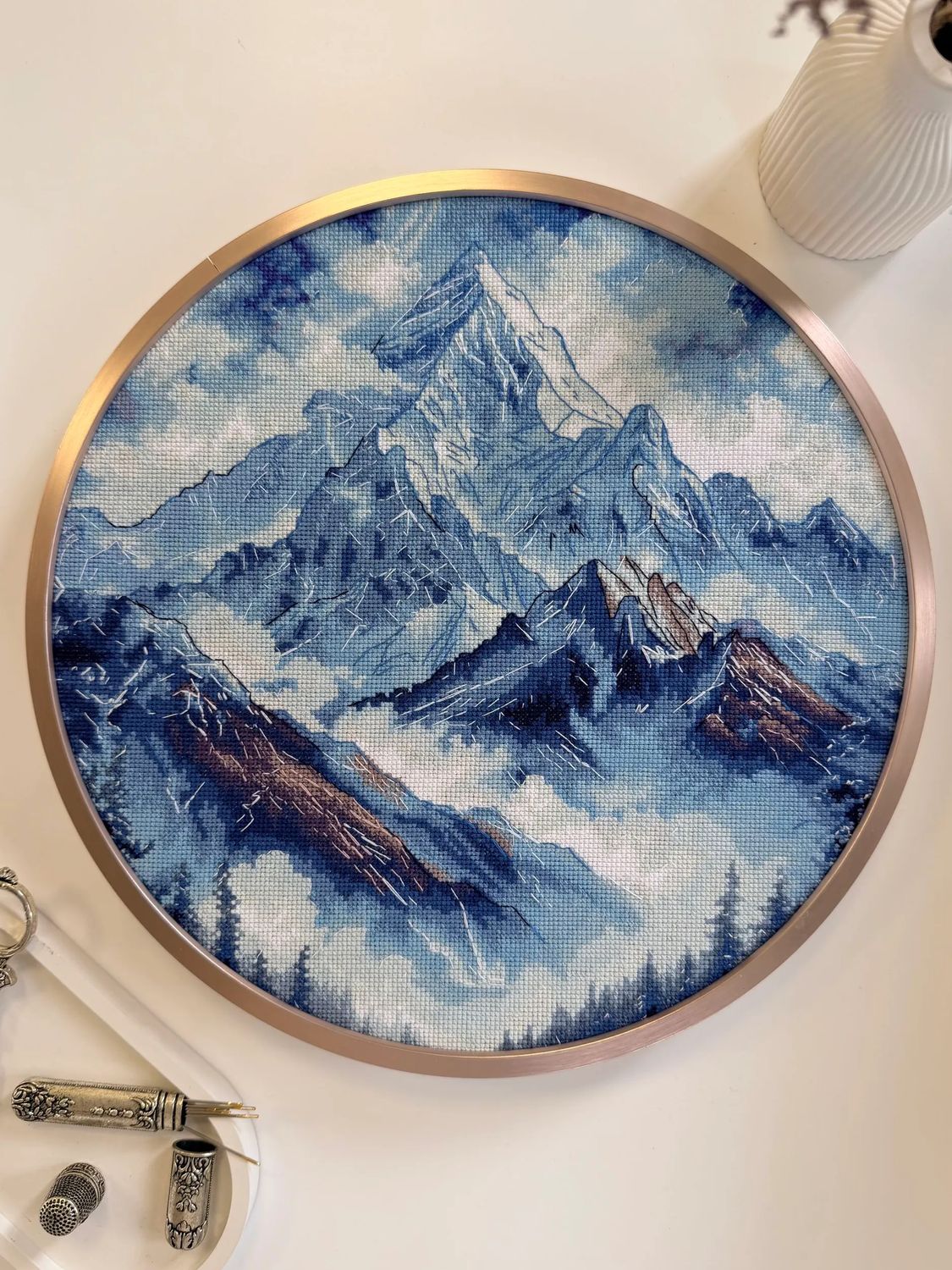 Mountain Majesty by World of Cross Stitch (Mir Vyshivki) Counted cross stitch kit
