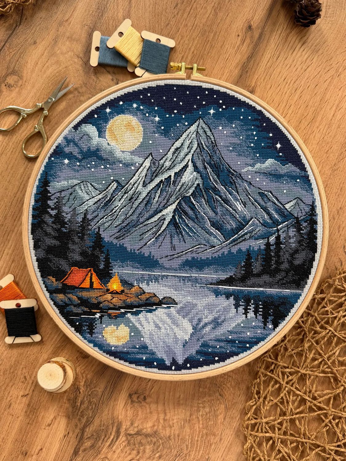 The Magic of Stillness by World of Cross Stitch (Mir Vyshivki) Counted cross stitch kit