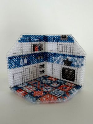 Roombox: Kitchen by World of Cross Stitch (Mir Vyshivki) Counted cross-stitch kit