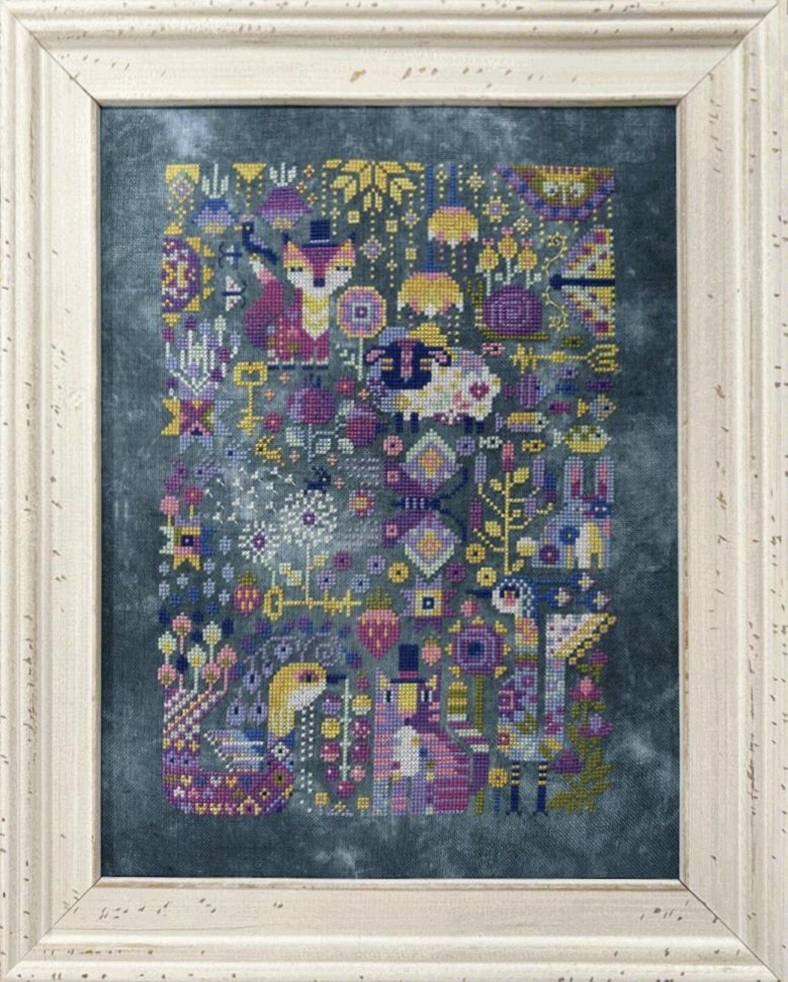 Teal Garden by Barbara Ana Designs Exclusive Needlework Marketplace 2026 Counted Cross Stitch Pattern