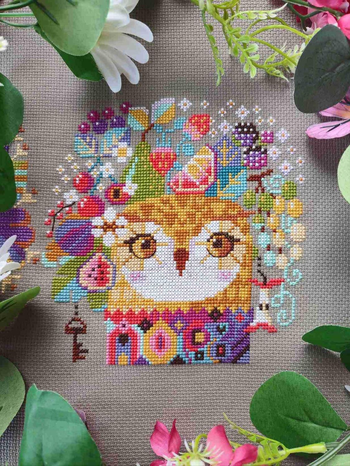 Hoot Vibes Only Part Three by Barbara Ana Designs Exclusive Needlework Marketplace 2026 Counted Cross Stitch Pattern