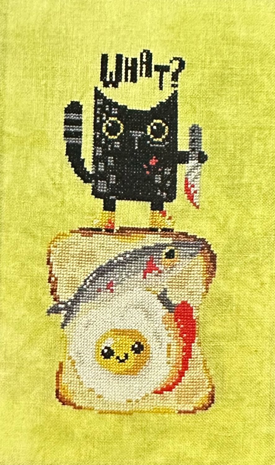 What? by Barbara Ana Designs Exclusive Needlework Marketplace 2026 Counted Cross Stitch Pattern