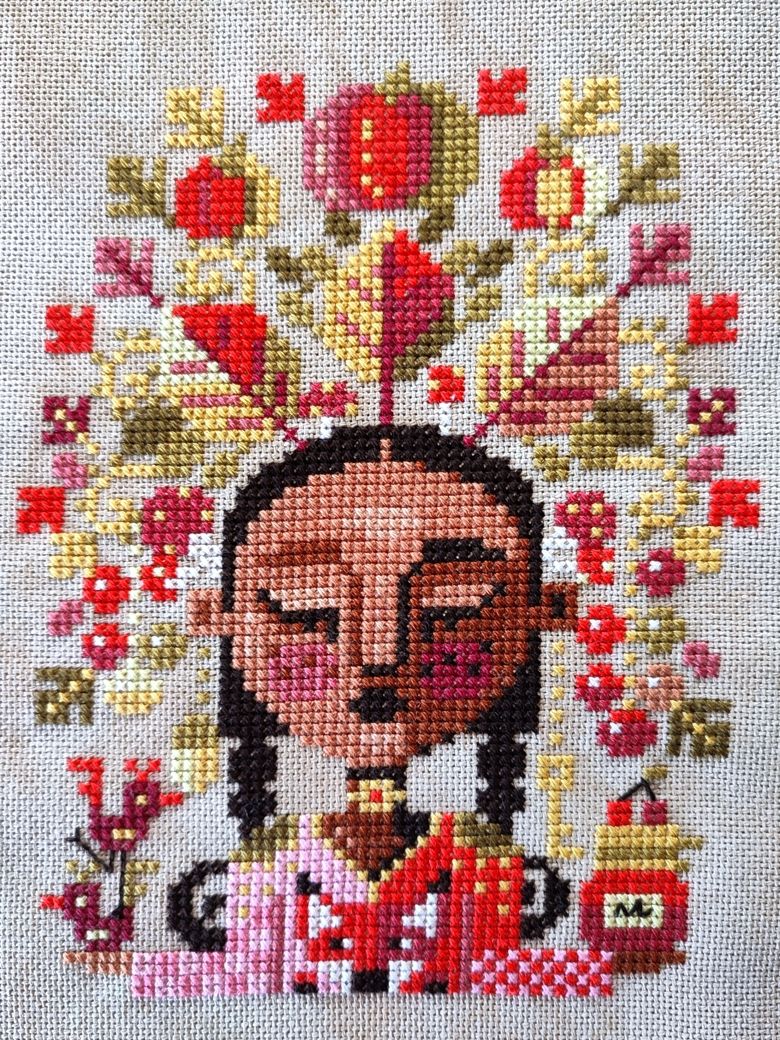 Autumn Dreamer by Barbara Ana Designs Seasons' Dreams SAL part three Counted Cross Stitch Pattern
