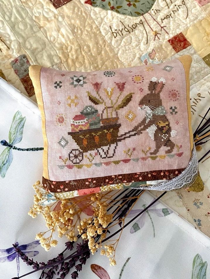 The Postbunny's Easter Delivery by Blueberry Ridge Designs 2026 Counted cross-stitch pattern