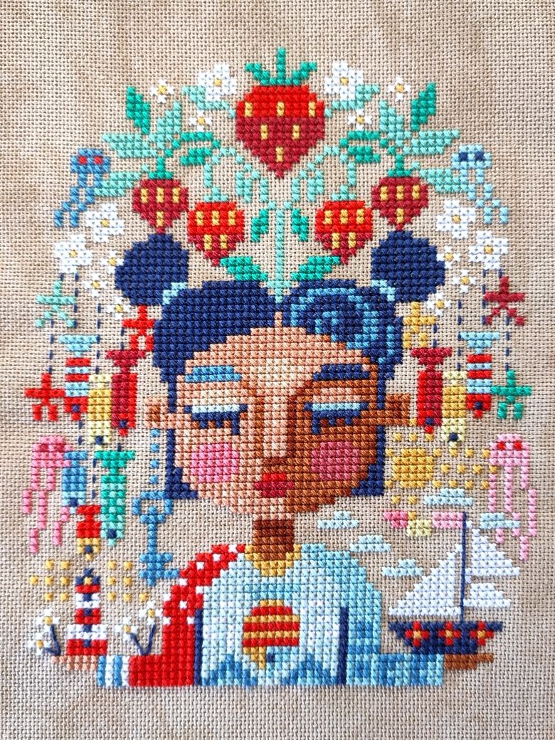 Summer Dreamer by Barbara Ana Designs Seasons' Dreams SAL part two Counted Cross Stitch Pattern