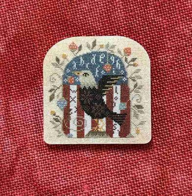 Patriotic ABC Needle Minder by Willoughby Ann