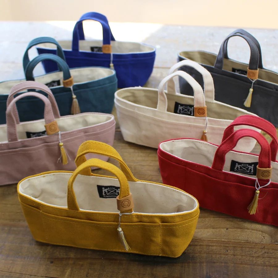 Mini Waxed Canvas Tote by Cohana, Japan