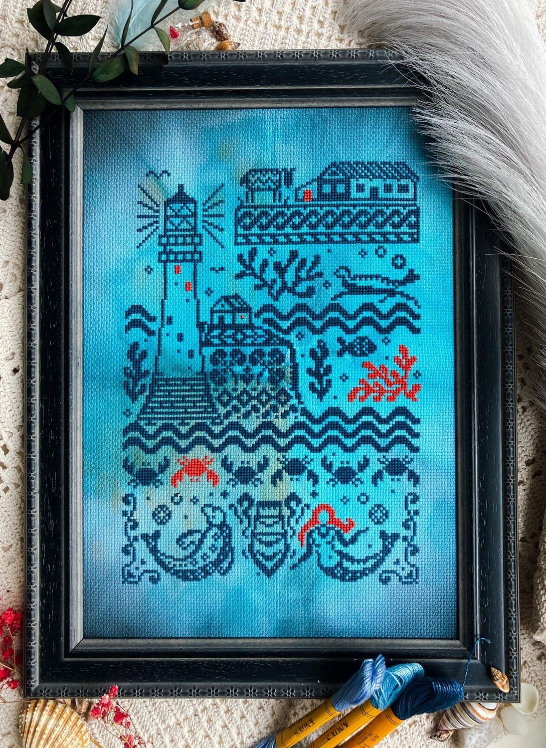 Selkie by Quaternion Creations 2025 Counted cross-stitch pattern