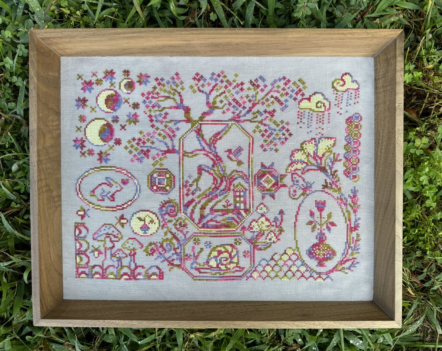 Woodland Whimsy Sampler by The Marigold Needle 2026 Counted cross-stitch pattern