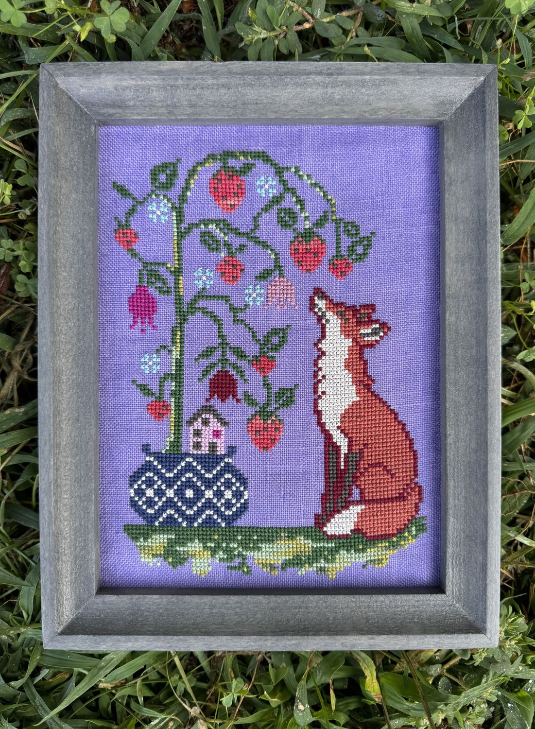 Strawberry Sleuth by The Marigold Needle 2026 Counted cross-stitch pattern