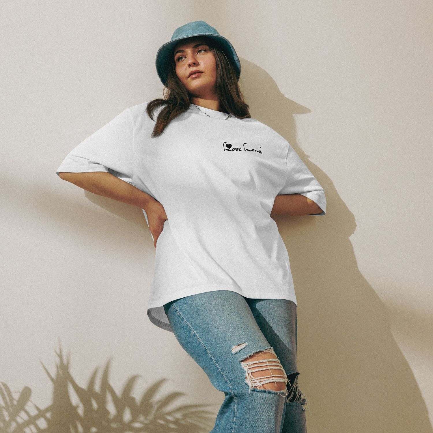 Love Loud- Oversized heavyweight | Stanley &amp; Stella t-shirt