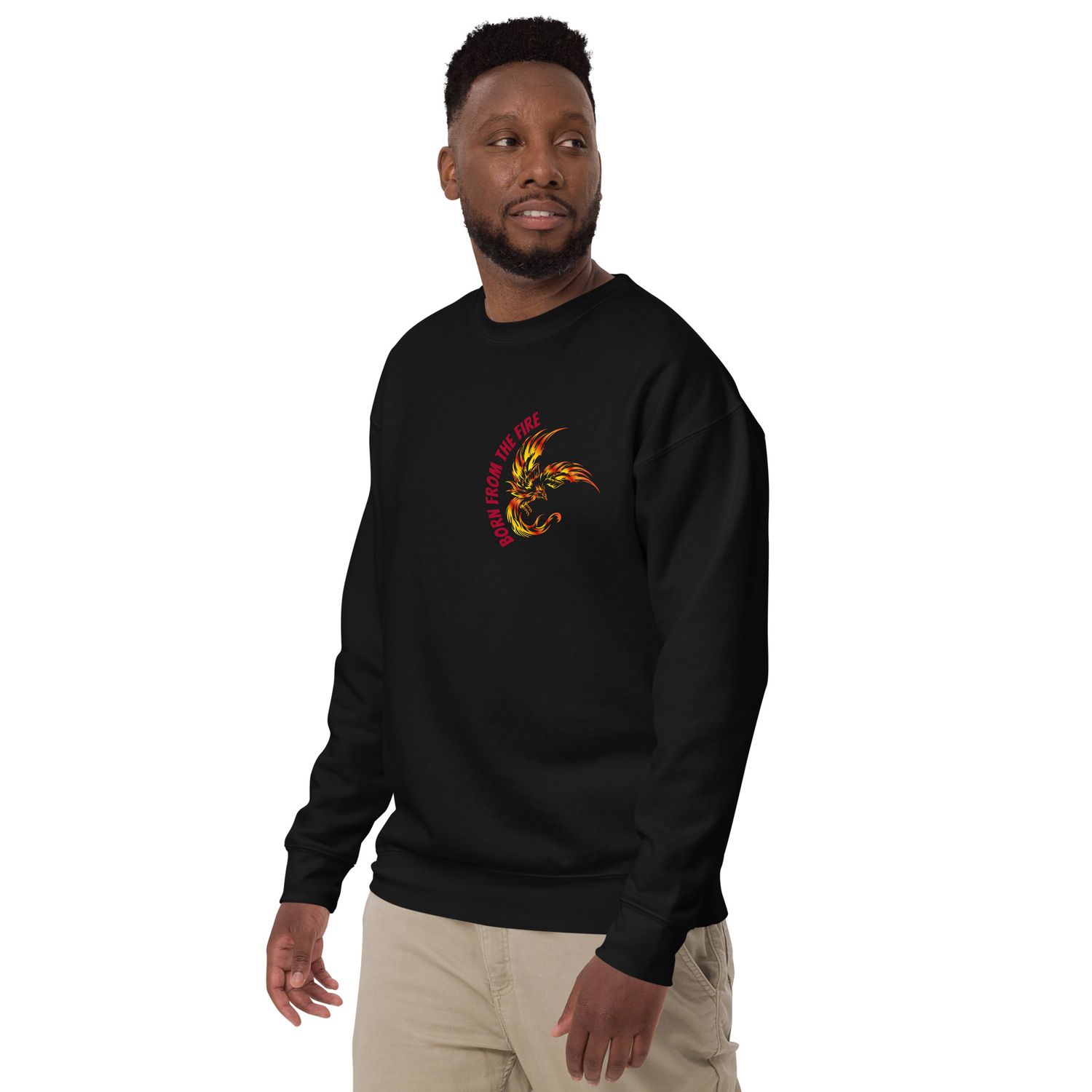 Born From The Fire | Unisex Premium Sweatshirt