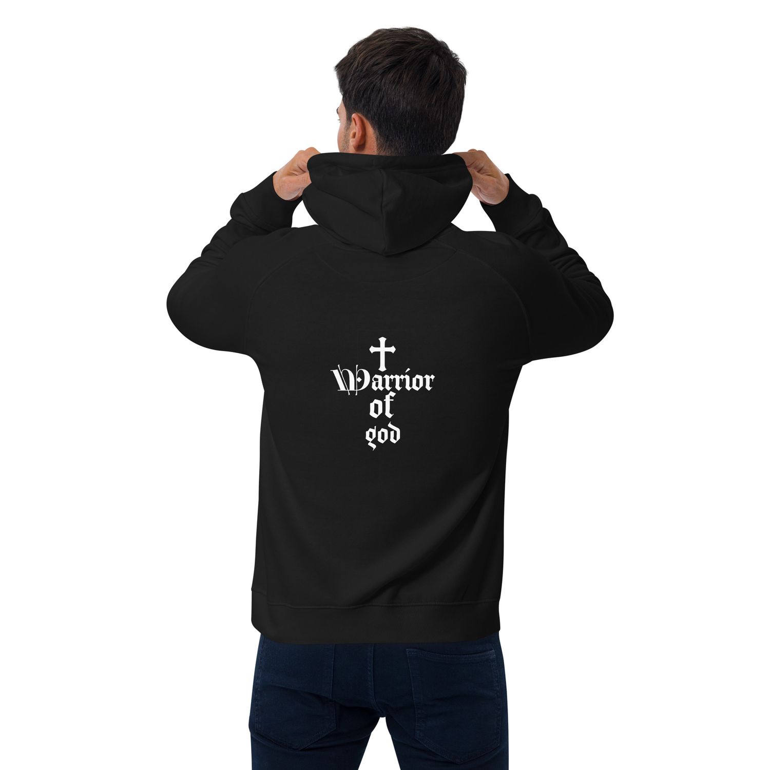 Warrior of God | Unisex eco raglan hoodie